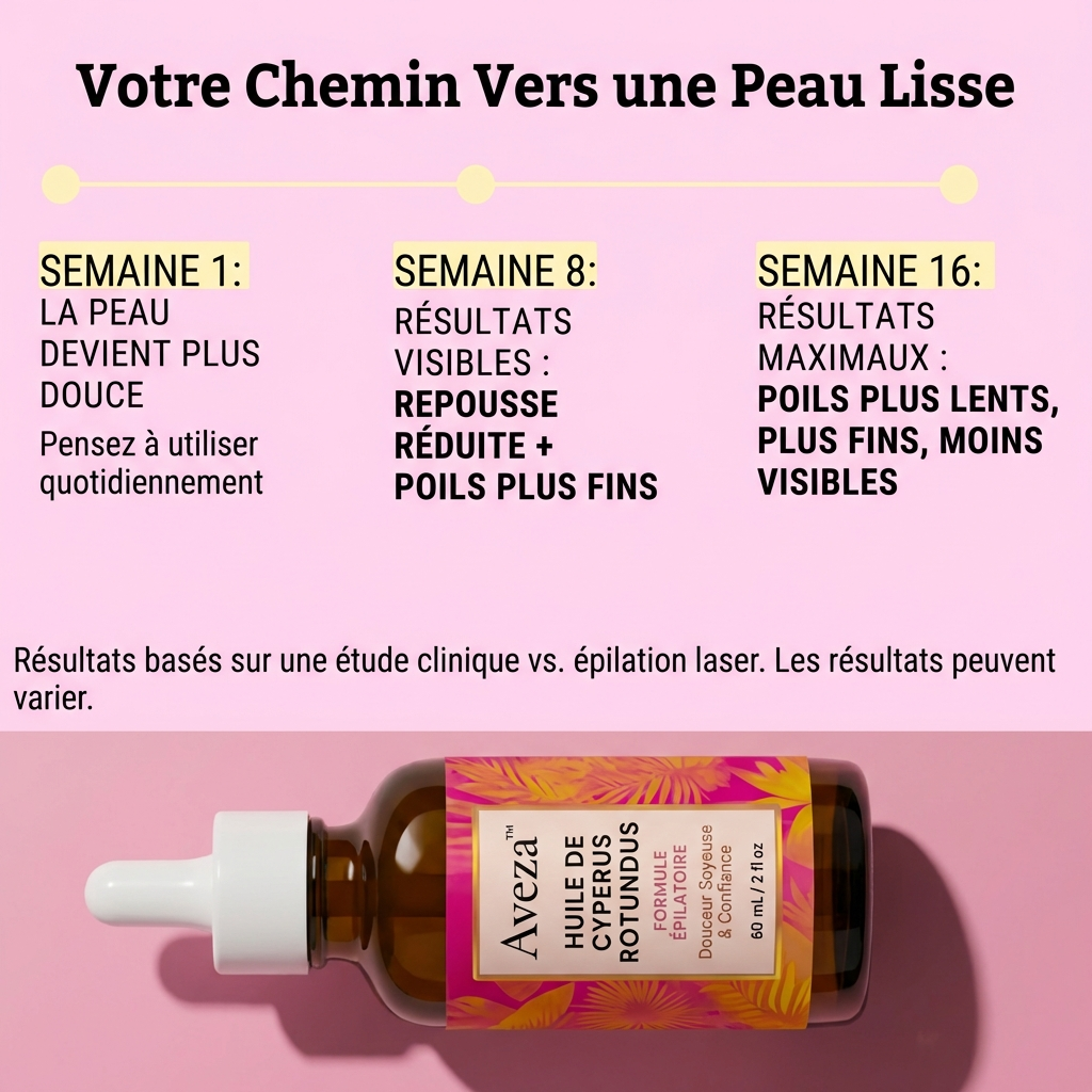 Huile Aveza™ — Anti-Repousse Naturelle
